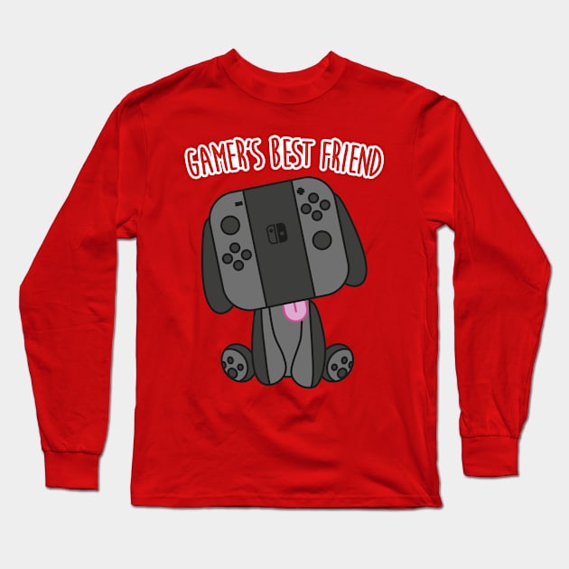 Gamer's Best friend Long Sleeve T-Shirt by RetroFreak